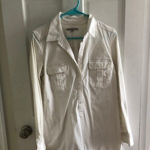 Gap White Shirt Dress